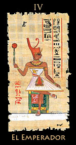 faraon - Tarot Egipcio