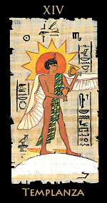 templanza - Tarot Egipcio